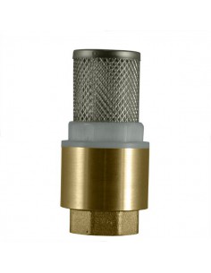 VALVULA DE PIE METAL