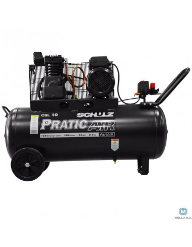 COMPRESOR CSL-10/100 PRATIC AIR 220V 2HP