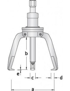 EXTRACTOR DE POLEAS 2 PATAS 2