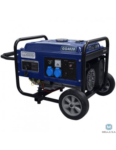 GENERADOR NAFTA 3,7KVA 220V P.E.*